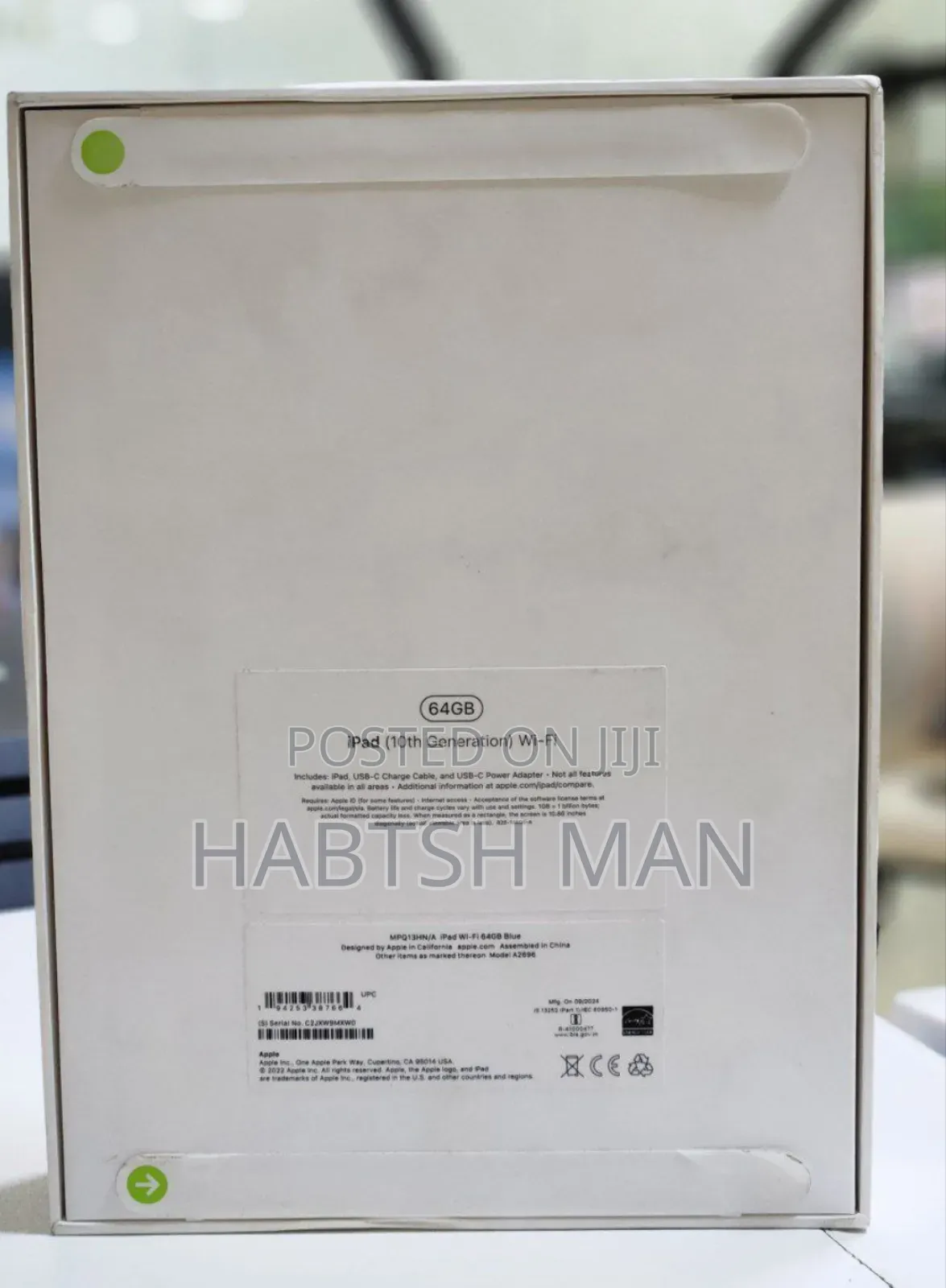 New Apple iPad 10.2 (2020) 64 GB Silver