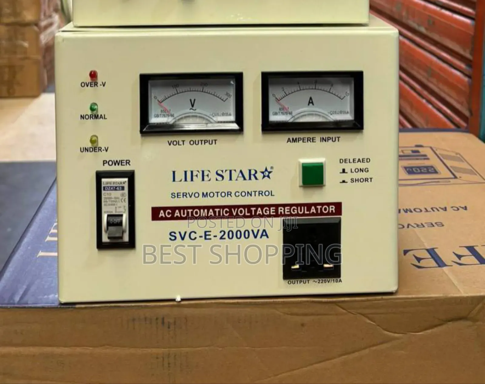 Lifestar SVC 2000va Stabilizer ስታብላይዘር የሀይል መቆጣጠሪያ