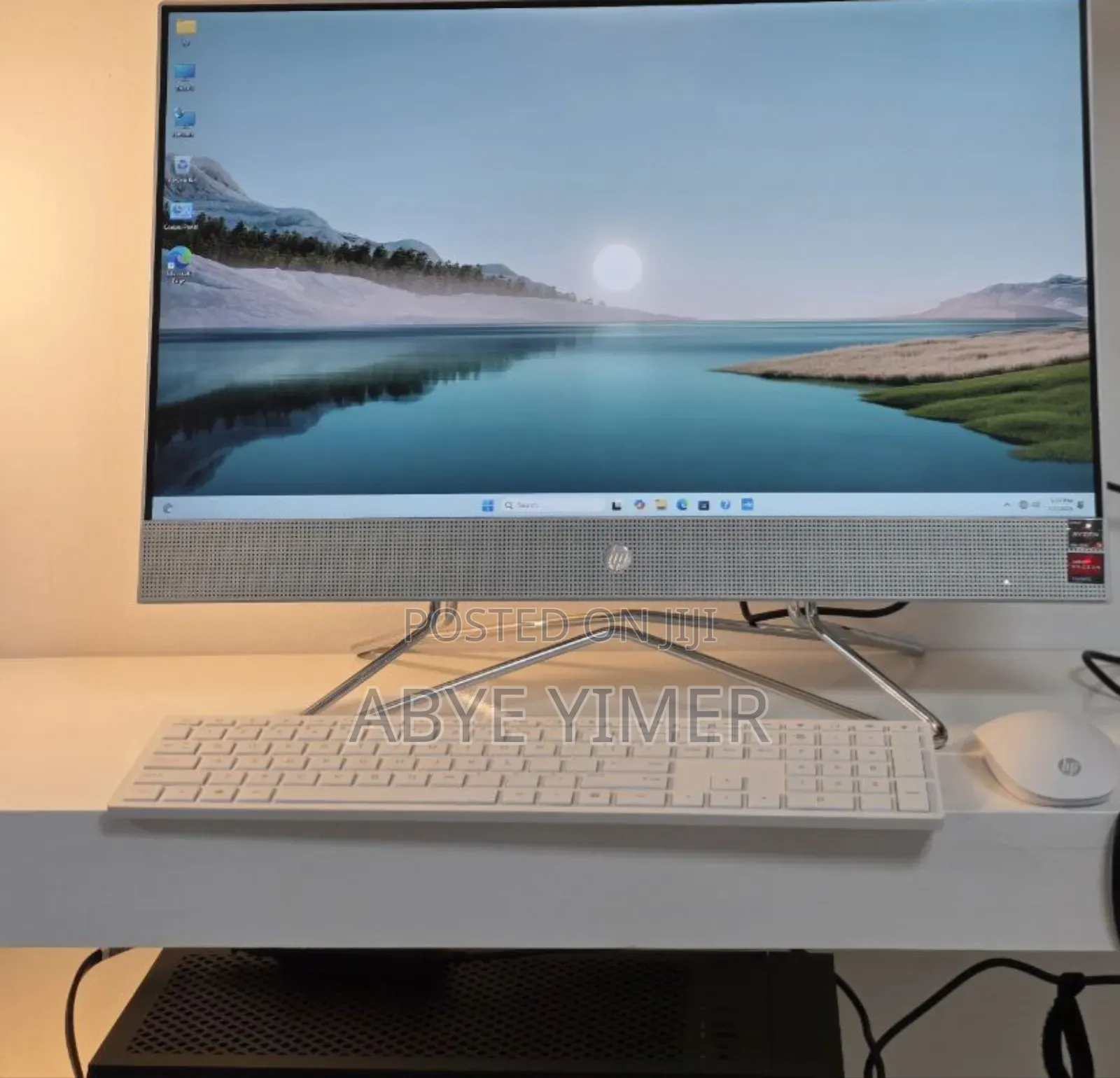 New Desktop Computer HP 200 G4 22 All-in-One 16GB AMD Ryzen 5 SSD 512GB