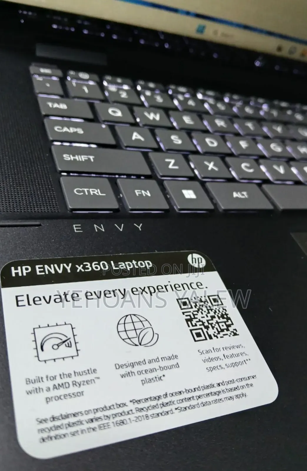 New Laptop HP Envy X360 8GB AMD Ryzen 5 SSD 512GB