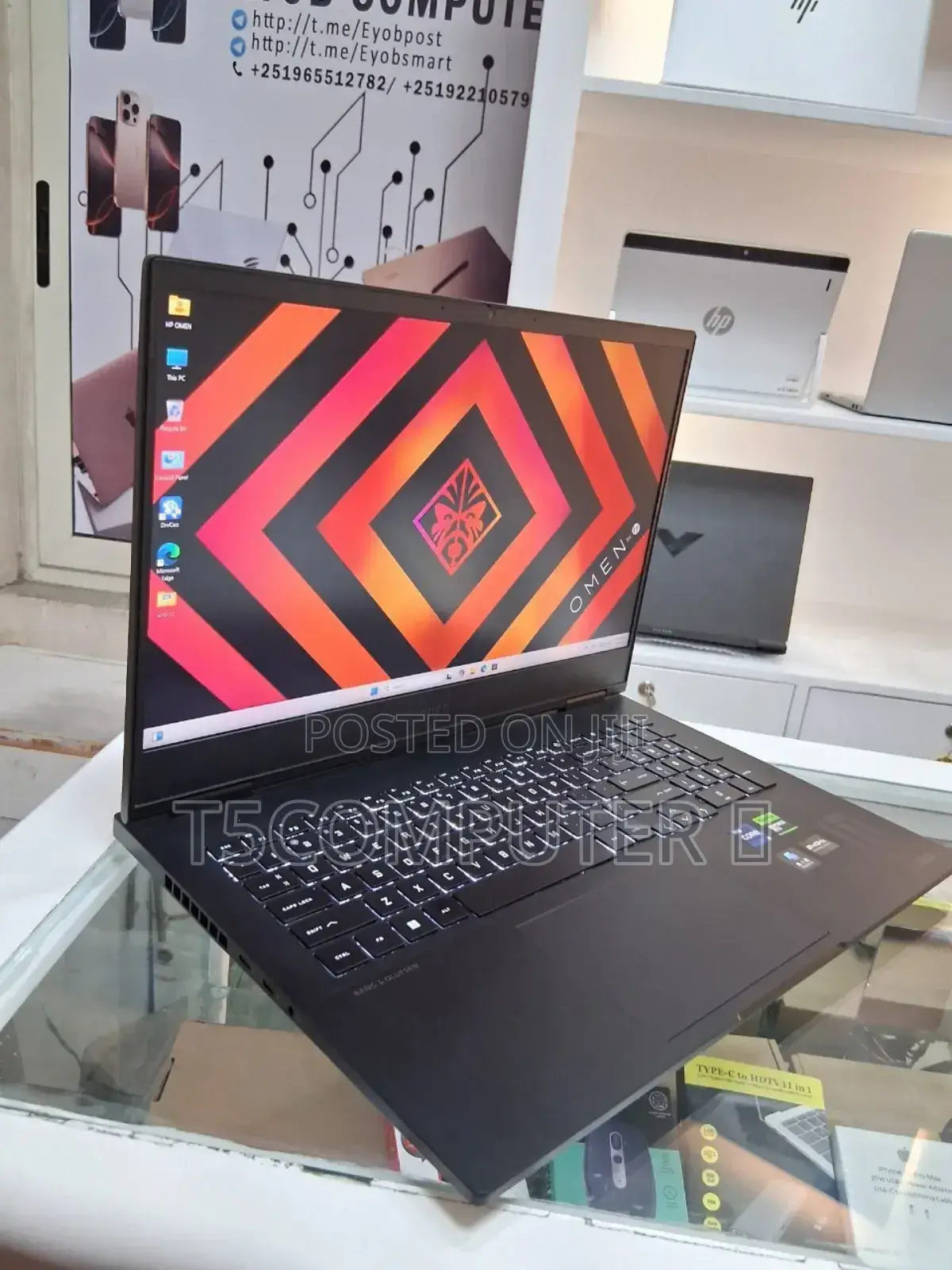 New Laptop HP Omen 16 16GB Intel Core I7 SSD 1T