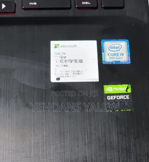 New Laptop HP Omen 15 16GB Intel Core I9 SSD 512GB