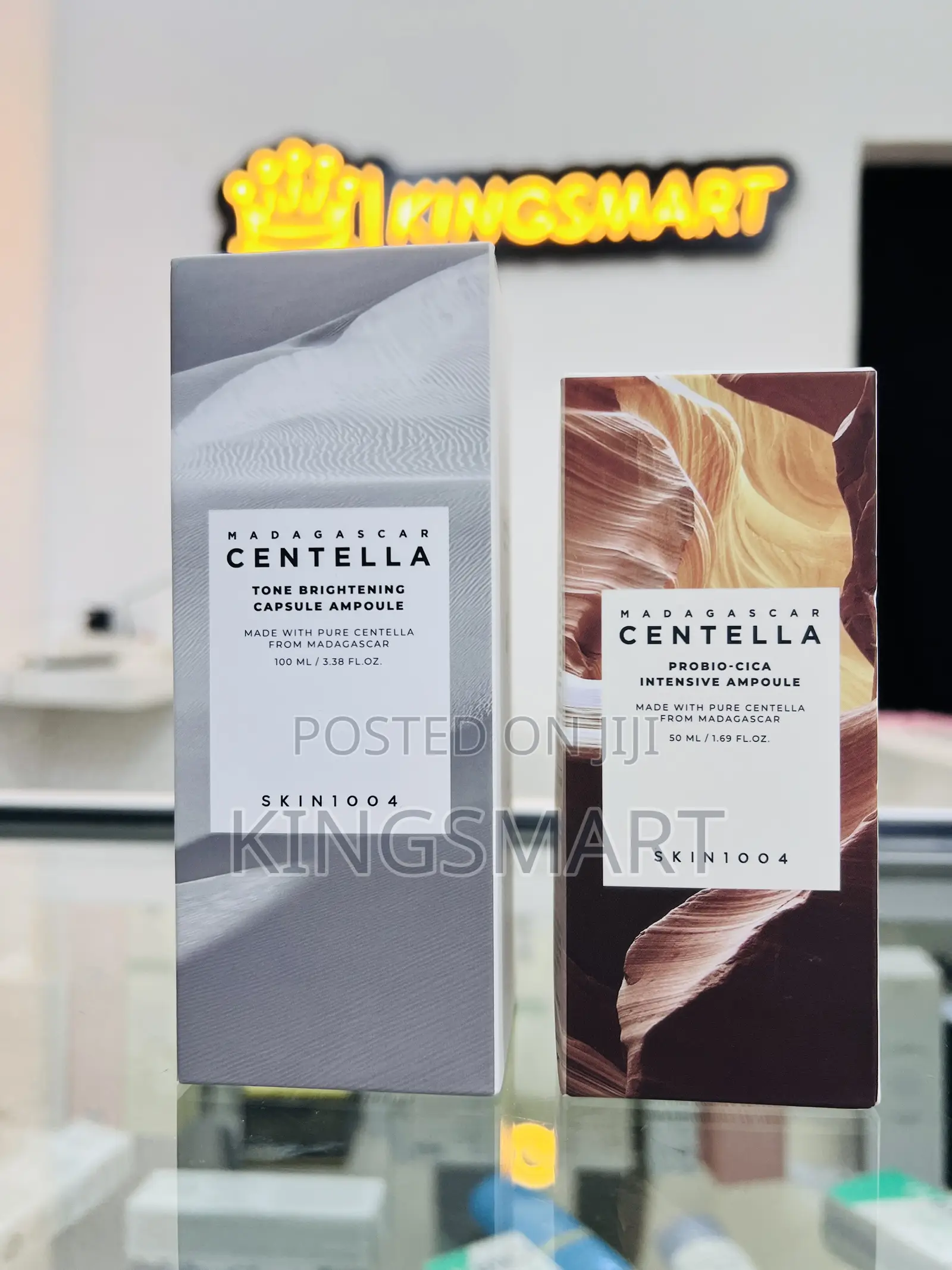 Madagascar Centella Probio-Cica and Tone Brightening Amoule