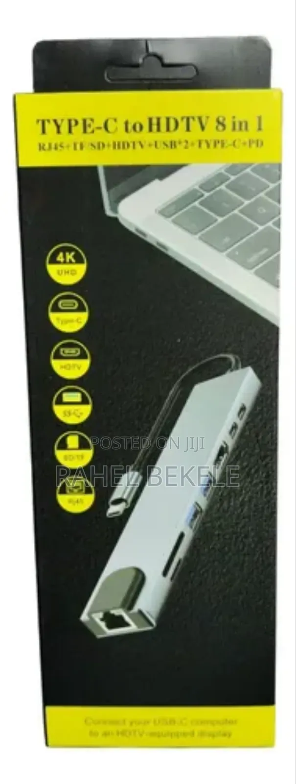 Type-C to HDTV 8-in-1 Adapter