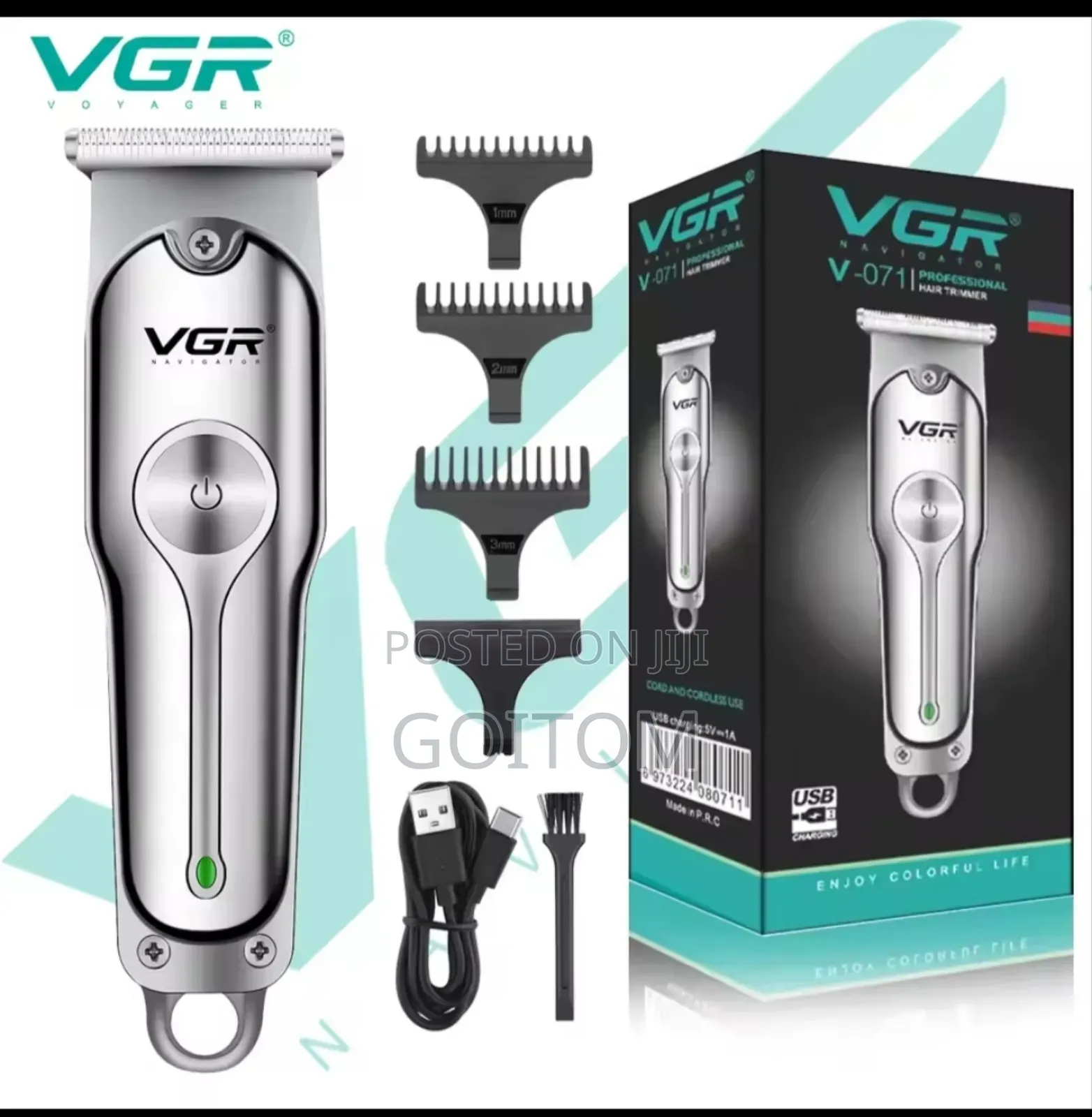 VGR Original Rechargeable Hair Clipper and Shaver