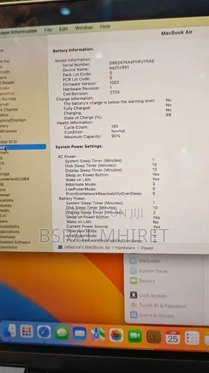 New Laptop Apple MacBook Air 2020 M1 8GB Apple M1 SSD 256GB