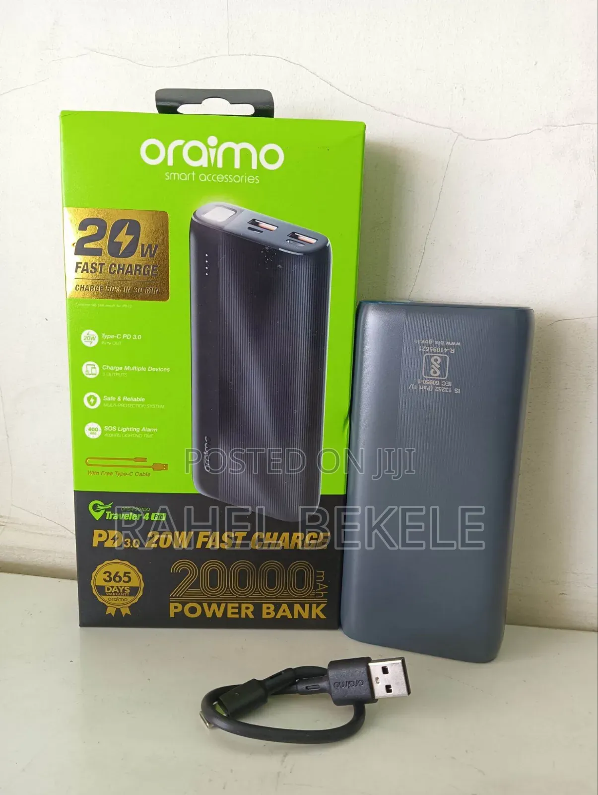 Oraimo Traveler 4 20000mah Power Bank