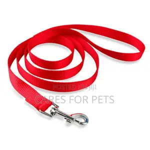 አዲስ! ጠንካራና ምቹ ቀይ የውሻ ማሰሪያ - ለሁሉም የውሻ አይነቶች • Leash • Doglead