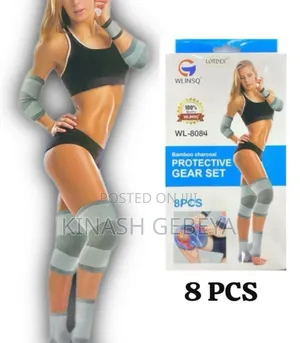 8pcs Bamboo Fitness Protective Gear Set