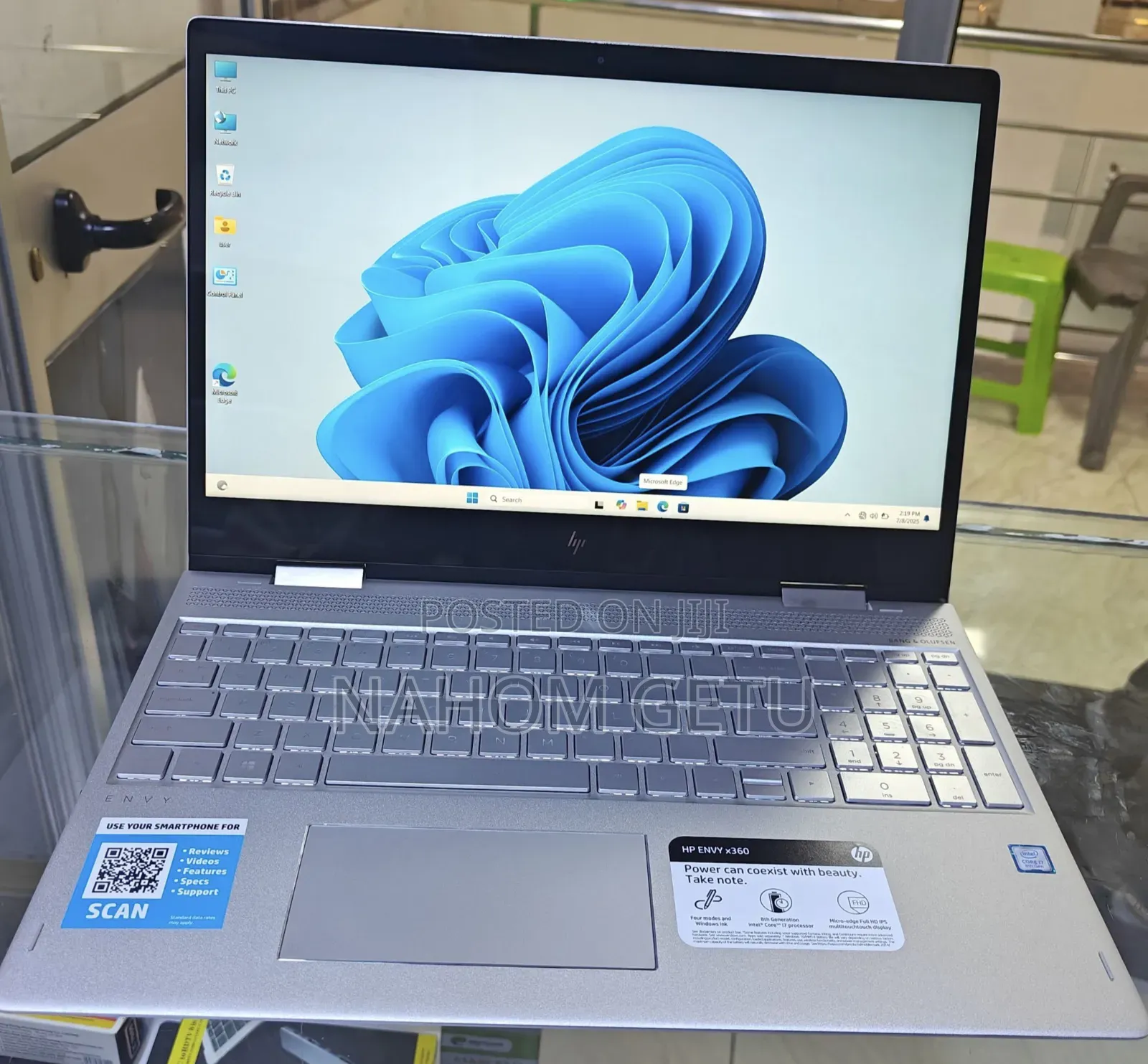 New Laptop HP Envy X360 8GB Intel Core I7 HDD+SSD 1T