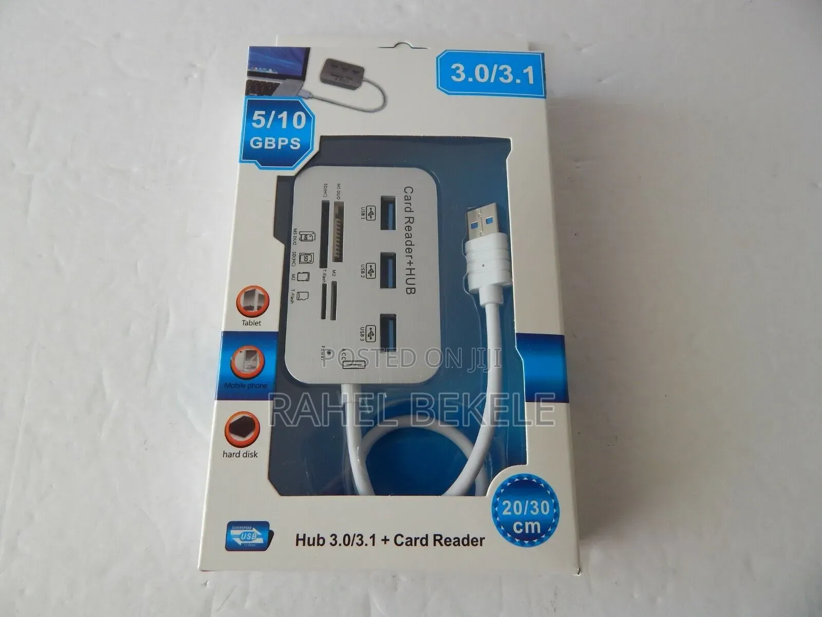 Usb 3.0/3.1 Hub With an Integrated Card Reader.