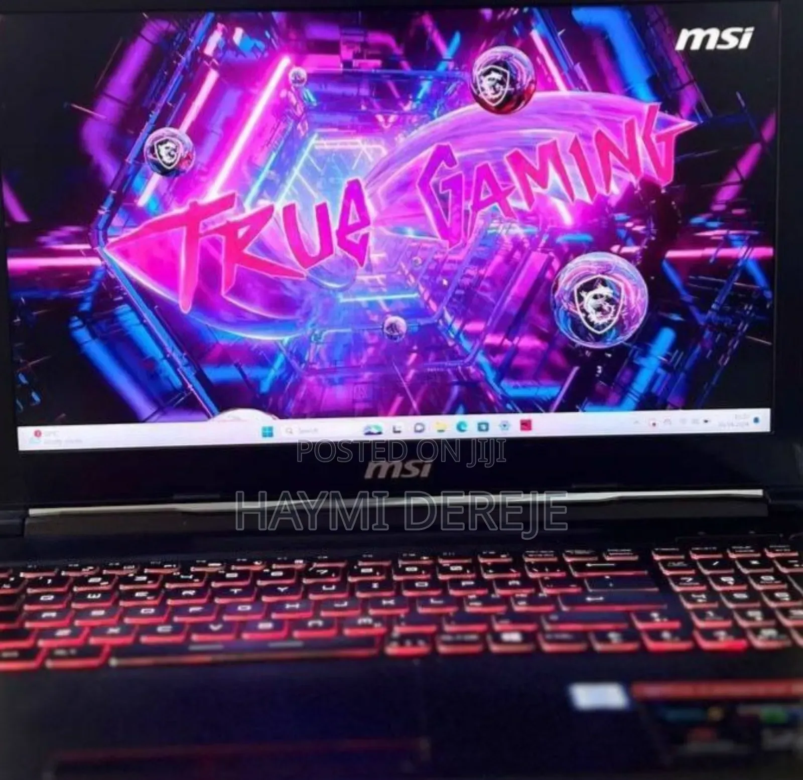 New Laptop MSI GS63 7RD Stealth 16GB Intel Core I7 SSD 256GB