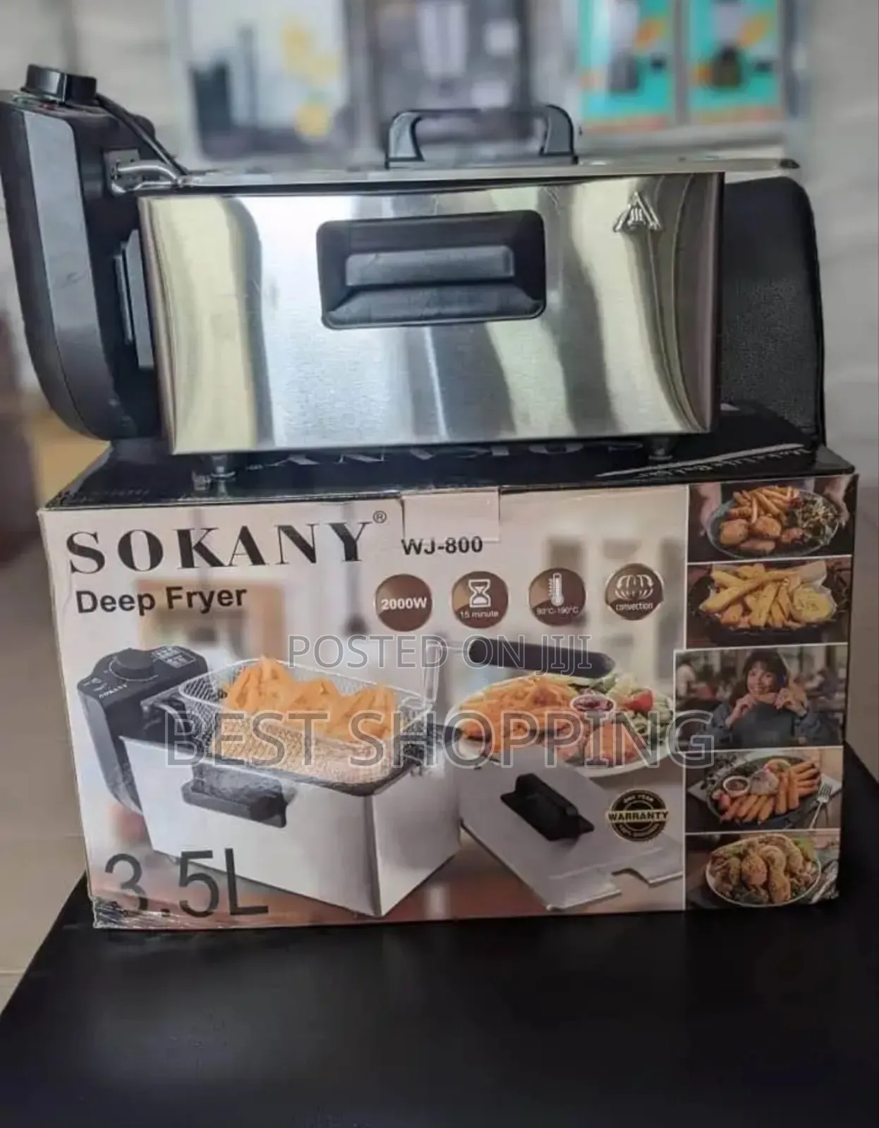 Sokany Deep Fryer 3.5 Liter 2000 Watts