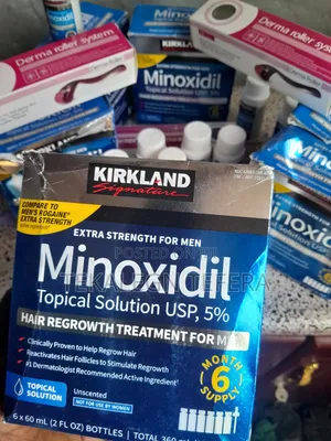 Minoxidil ፀጉር እና ፂም ማሳደጊያ Men's Hair and Beard