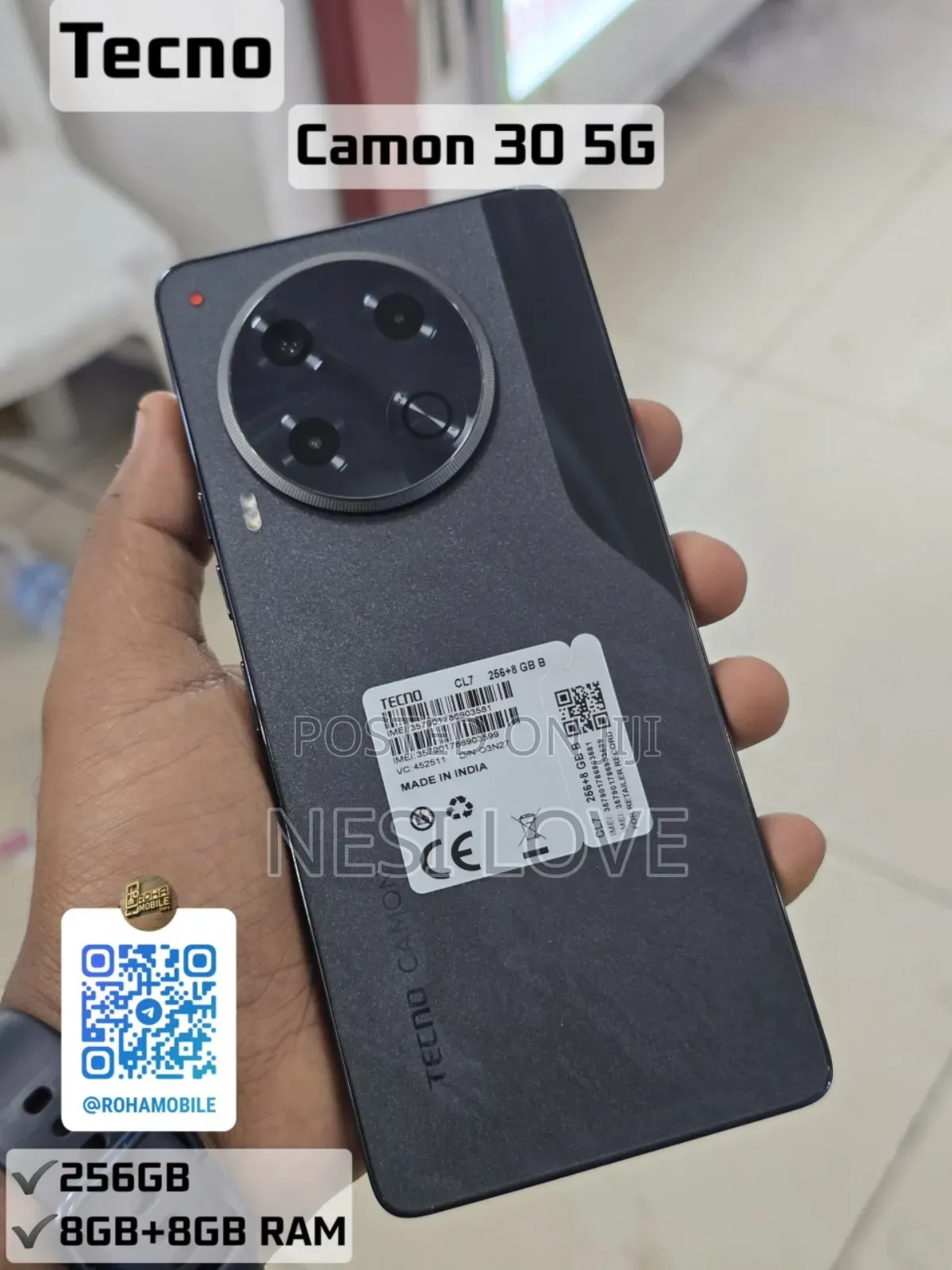 New Tecno Camon 30 256 GB