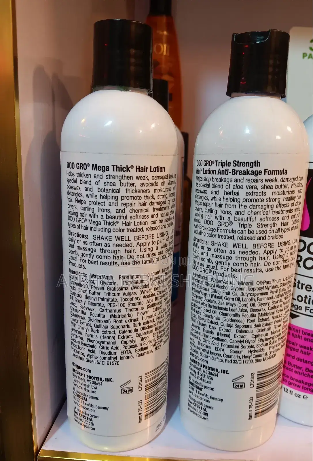 Doogro Mega Thick Hair Lotion and Triple Strength Hair