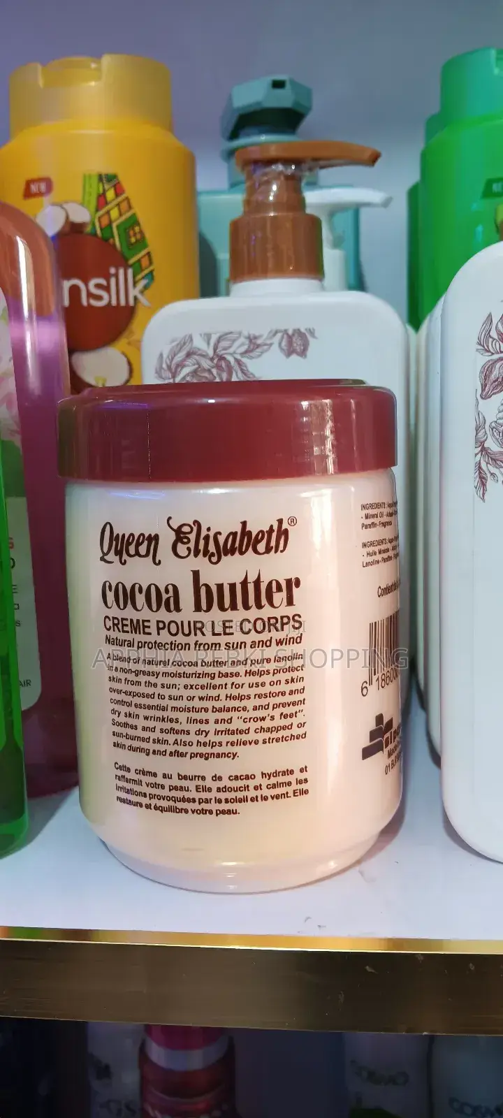 Queen Elizabeth Cocoa Butter Cout Devaro Lotion