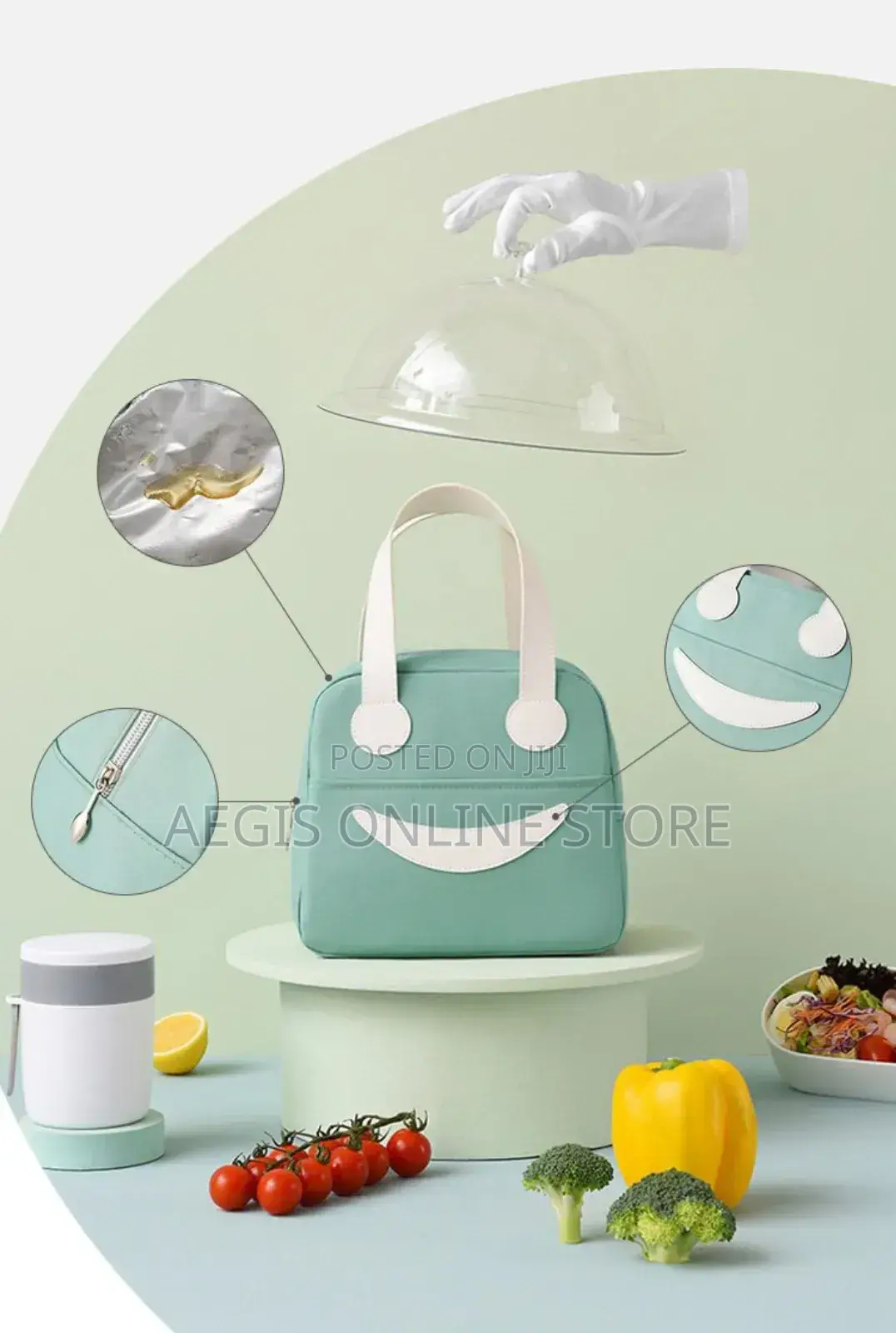 Smiley Lunch Box Bag