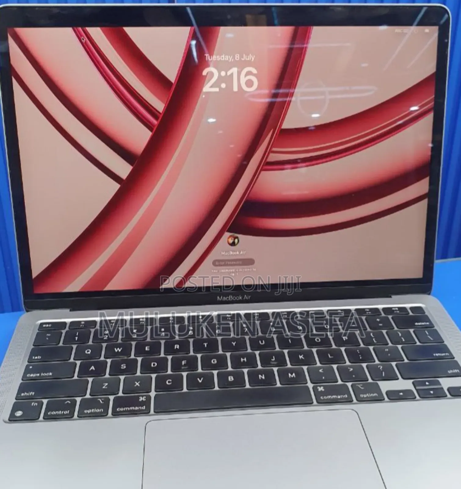 New Laptop Apple MacBook Air 2020 M1 8GB Apple M1 SSD 256GB