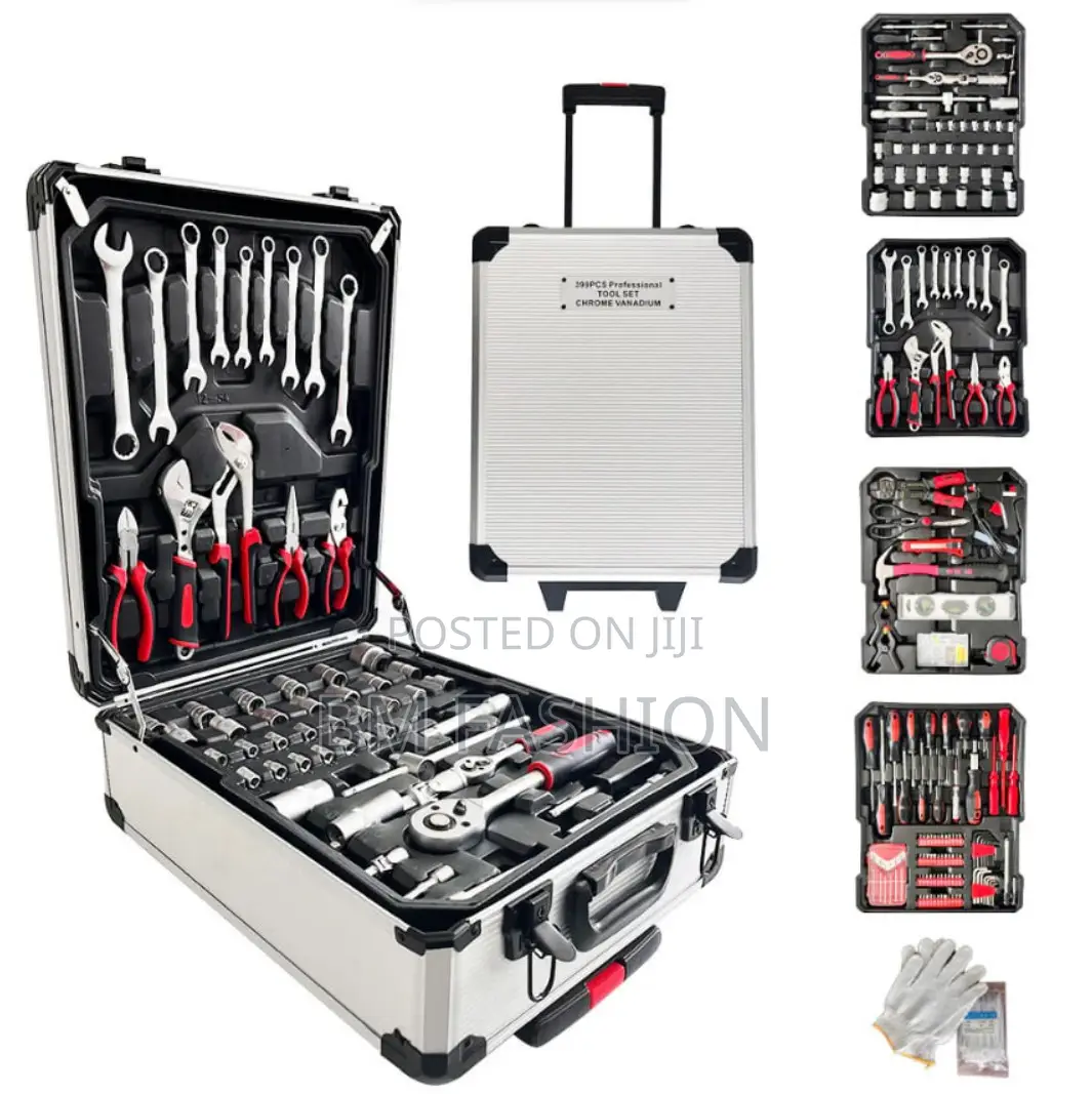 Removable Portable Hand Toolbox Set With 4 Drawers