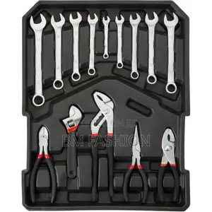 Removable Portable Hand Toolbox Set With 4 Drawers