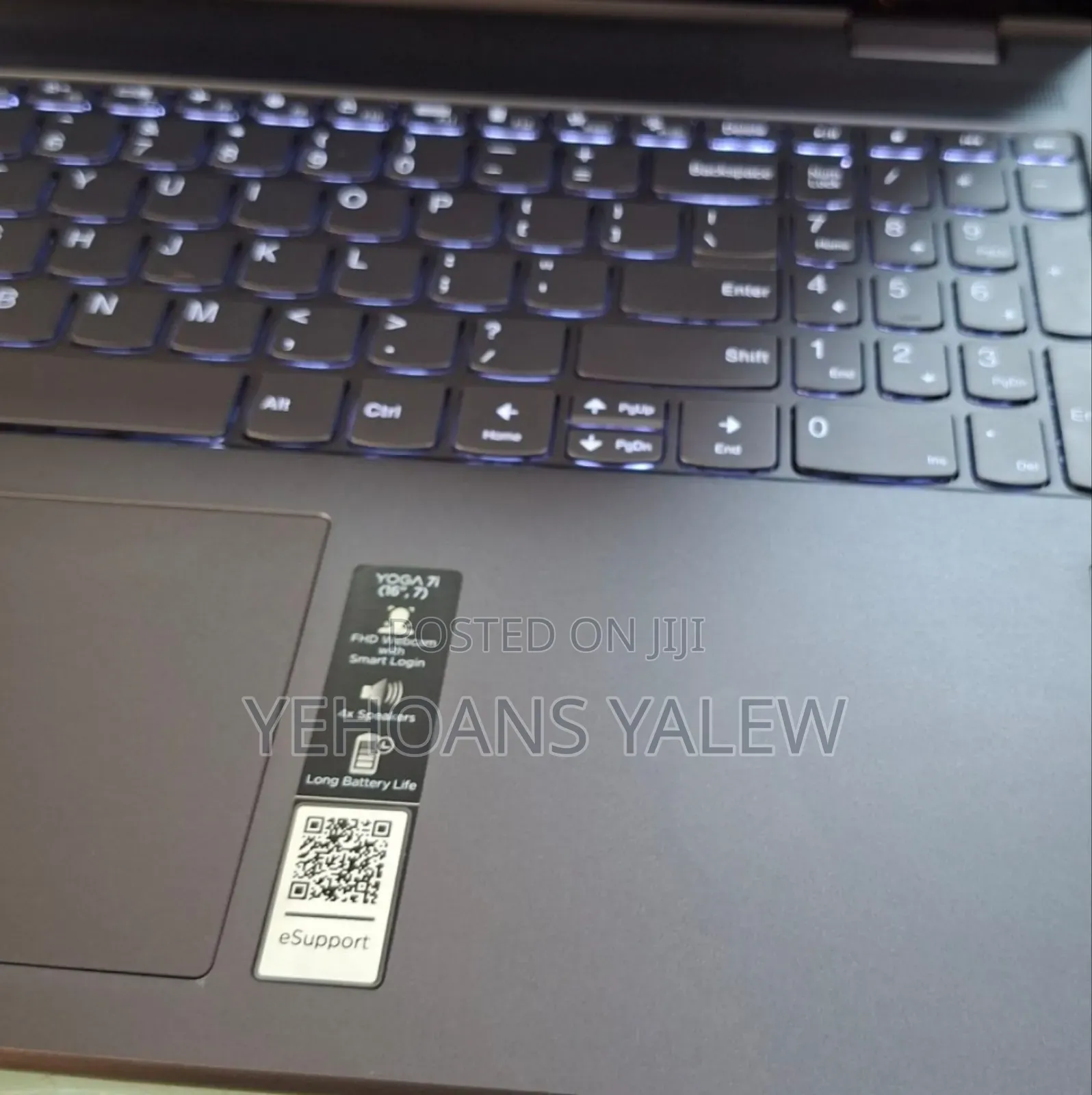 New Laptop Lenovo Yoga 7i 16GB Intel Core I7 SSD 512GB