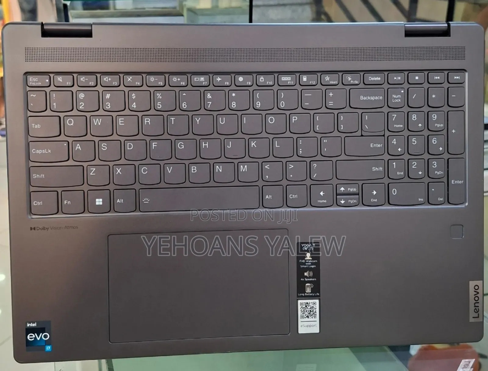 New Laptop Lenovo Yoga 7i 16GB Intel Core I7 SSD 512GB