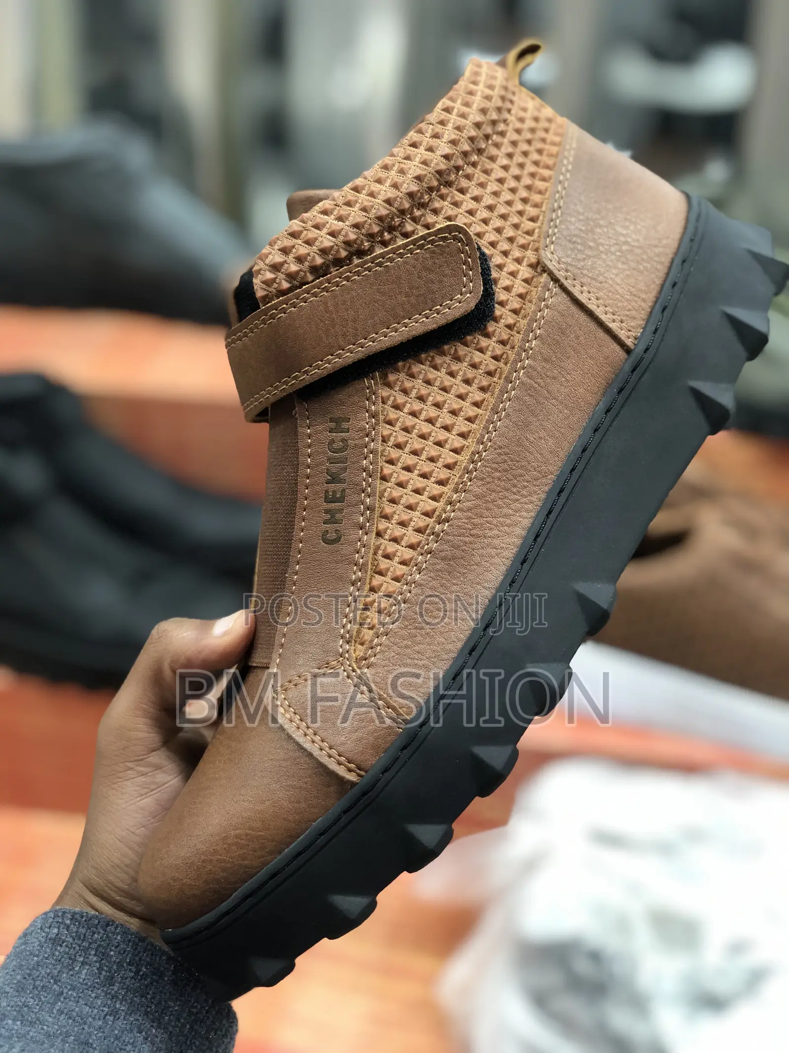 Chekich Brown Quality Boots for Men