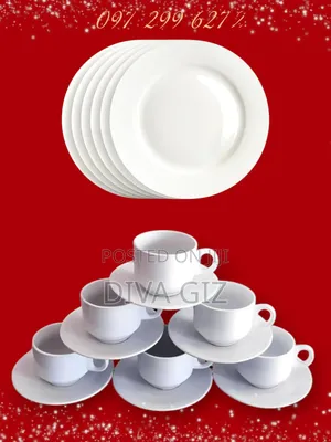 Photo - 6 Dinner Plates and 6 Tea/Milk Cups