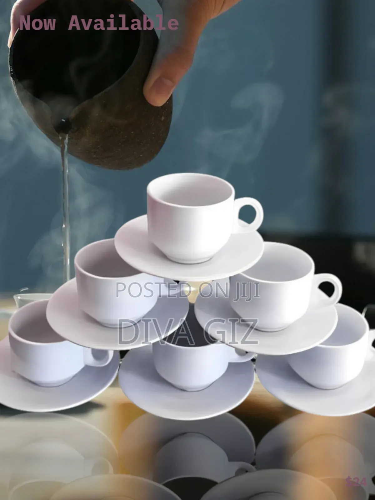 6 Dinner Plates and 6 Tea/Milk Cups