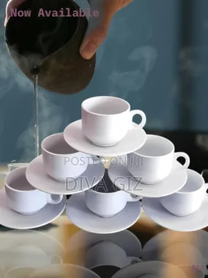 6 Dinner Plates and 6 Tea/Milk Cups