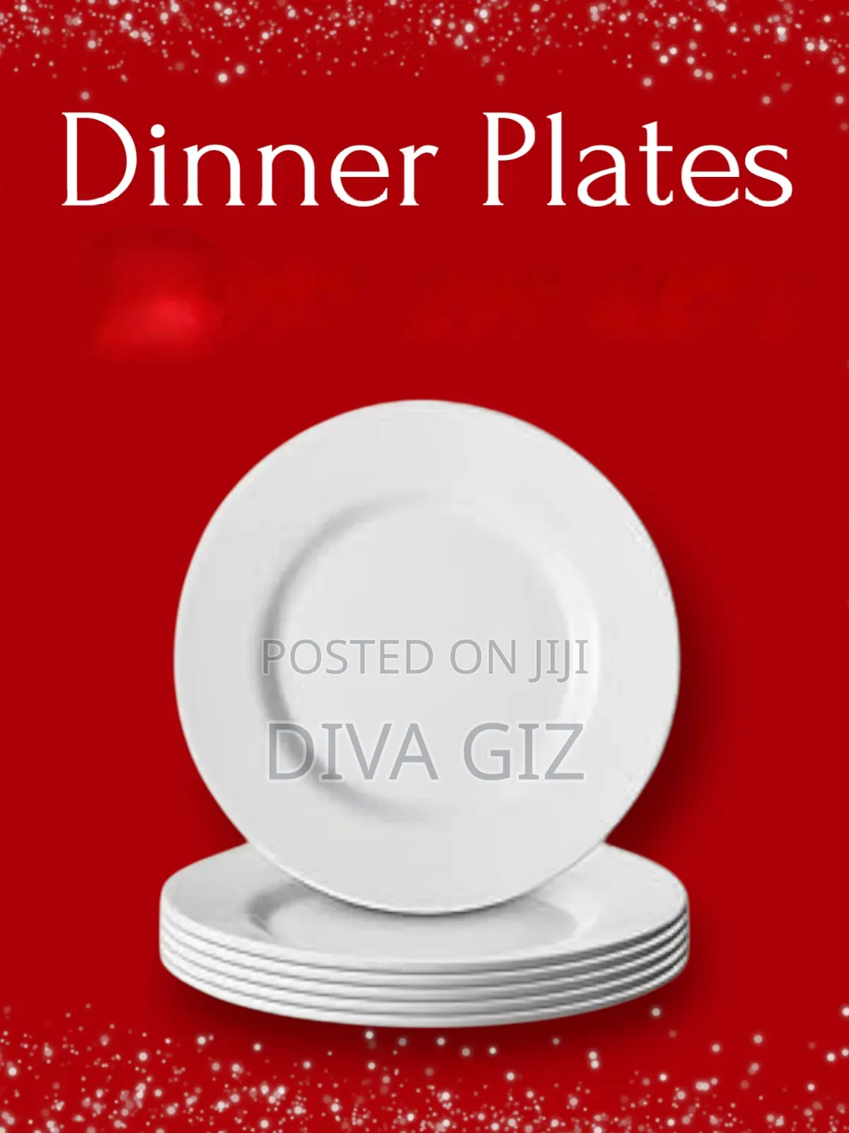 6 Dinner Plates and 6 Tea/Milk Cups