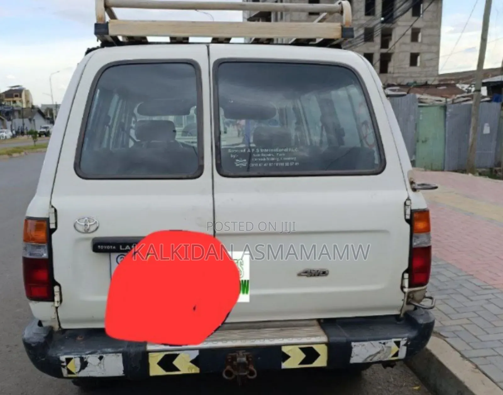 Toyota Land Cruiser 90 1997 White