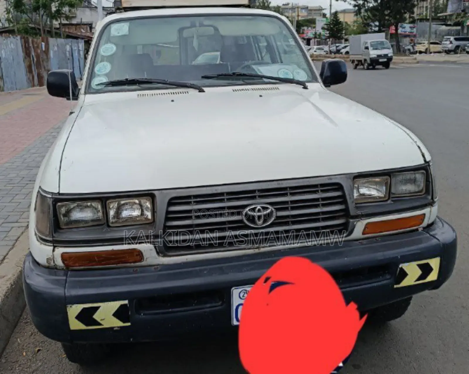 Toyota Land Cruiser 90 1997 White