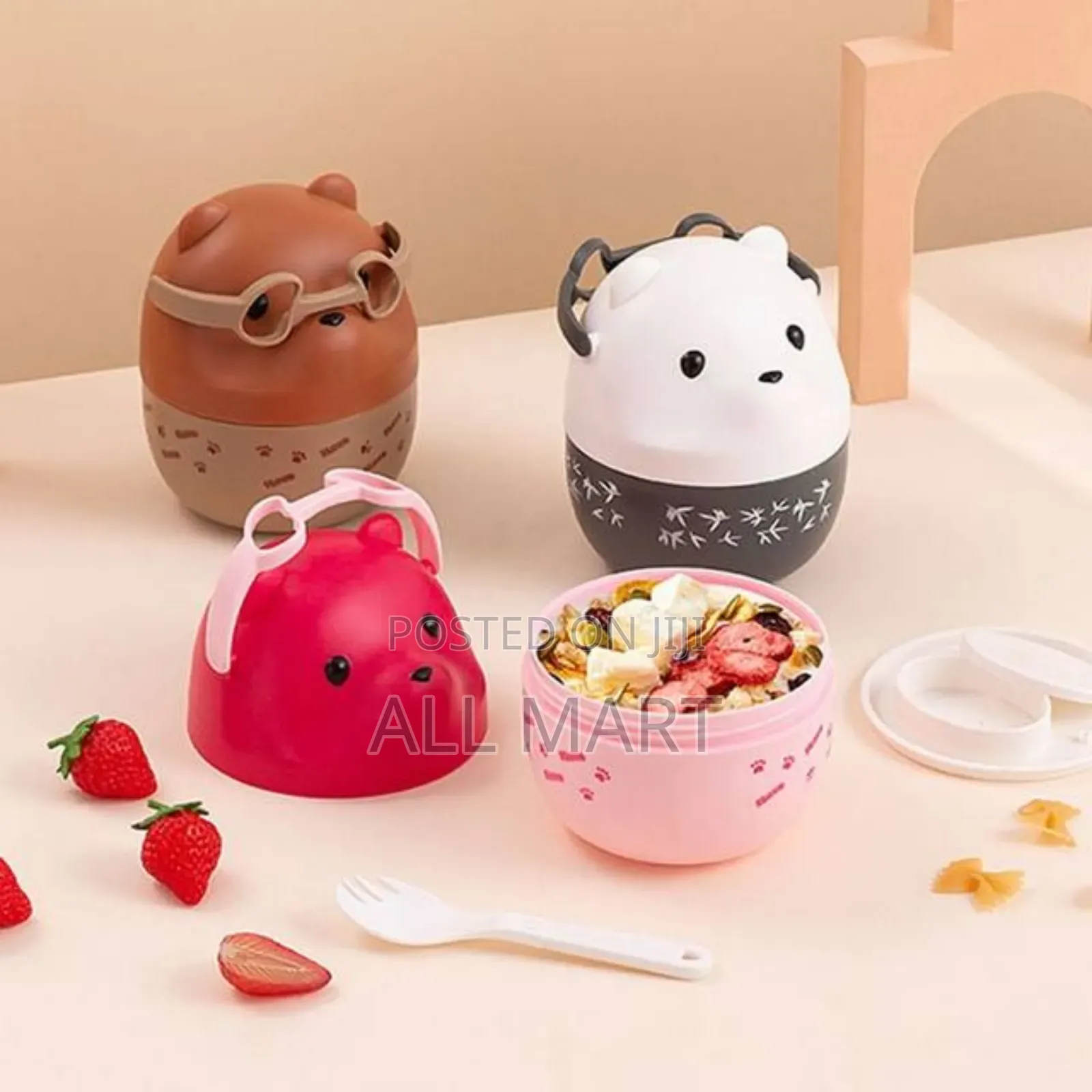 Bear Cartoon Lunch Box