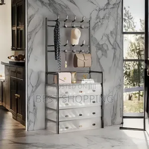 Multifunctional Shoe Rack , Cloth Hanger And Hat Rack 3 In 1