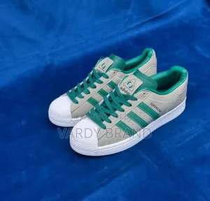 Photo - Adidas Originals Superstar 'Tan Green' Shoes