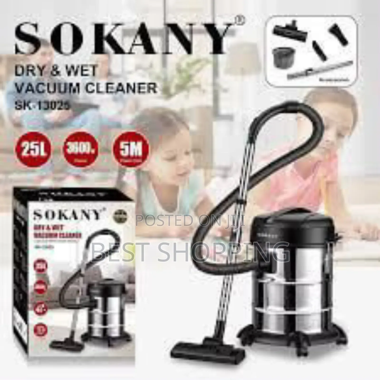 Sokany 2 in 1 Dry Wet Vacuum Cleaner