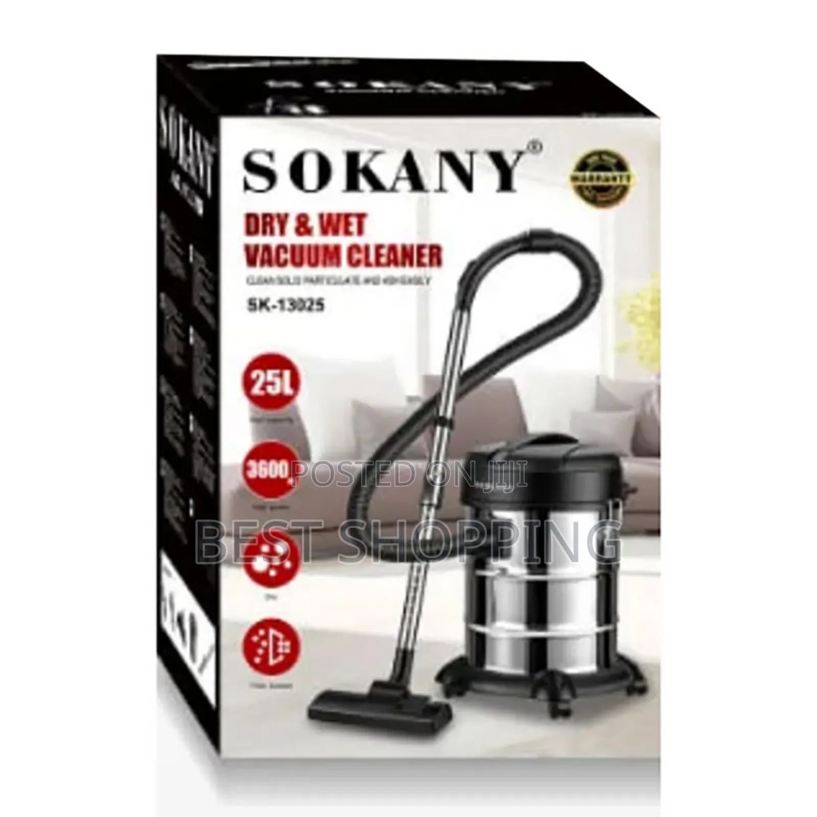 Sokany 2 in 1 Dry Wet Vacuum Cleaner