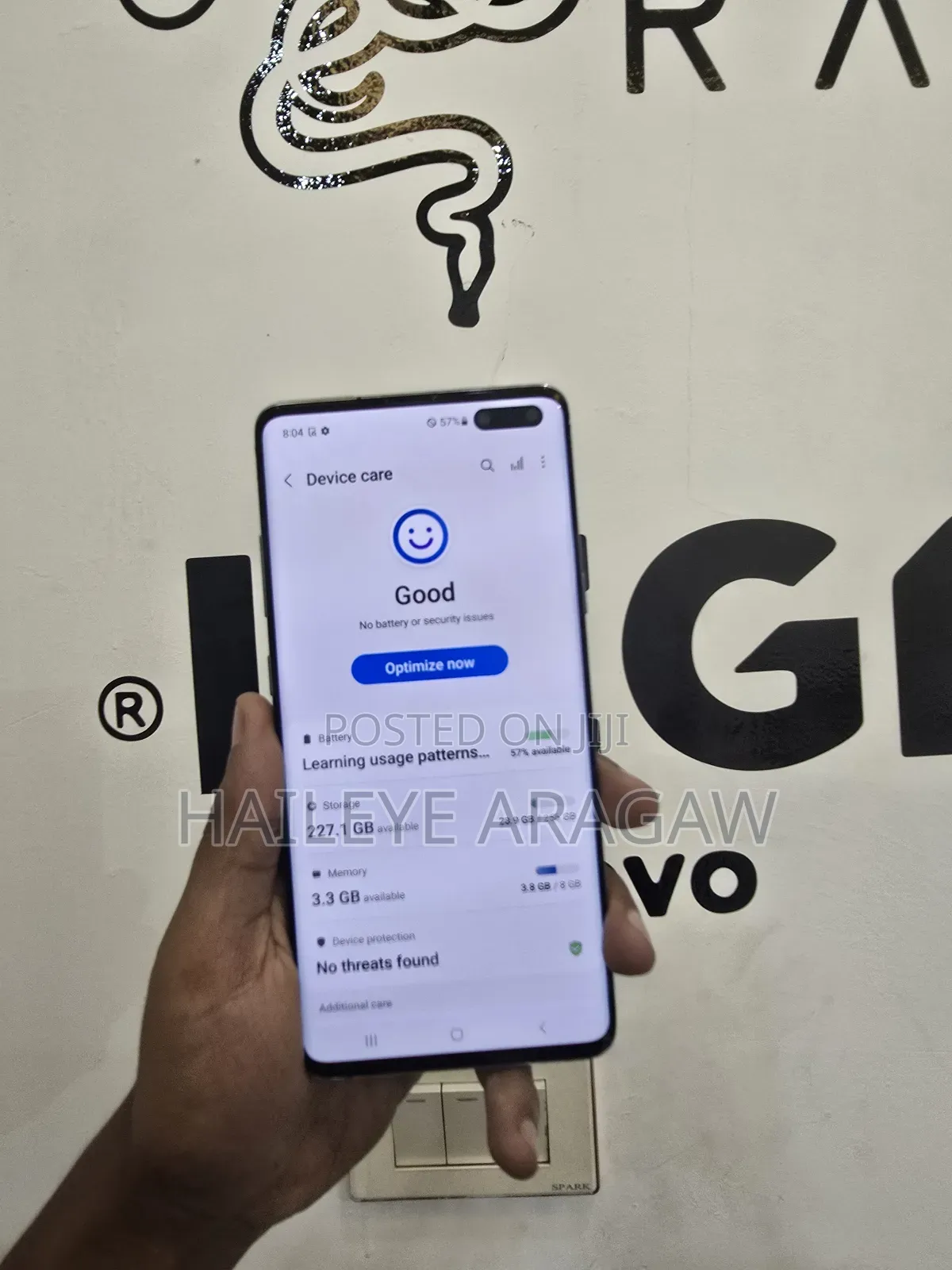 New Samsung Galaxy S10 5G 256 GB Black
