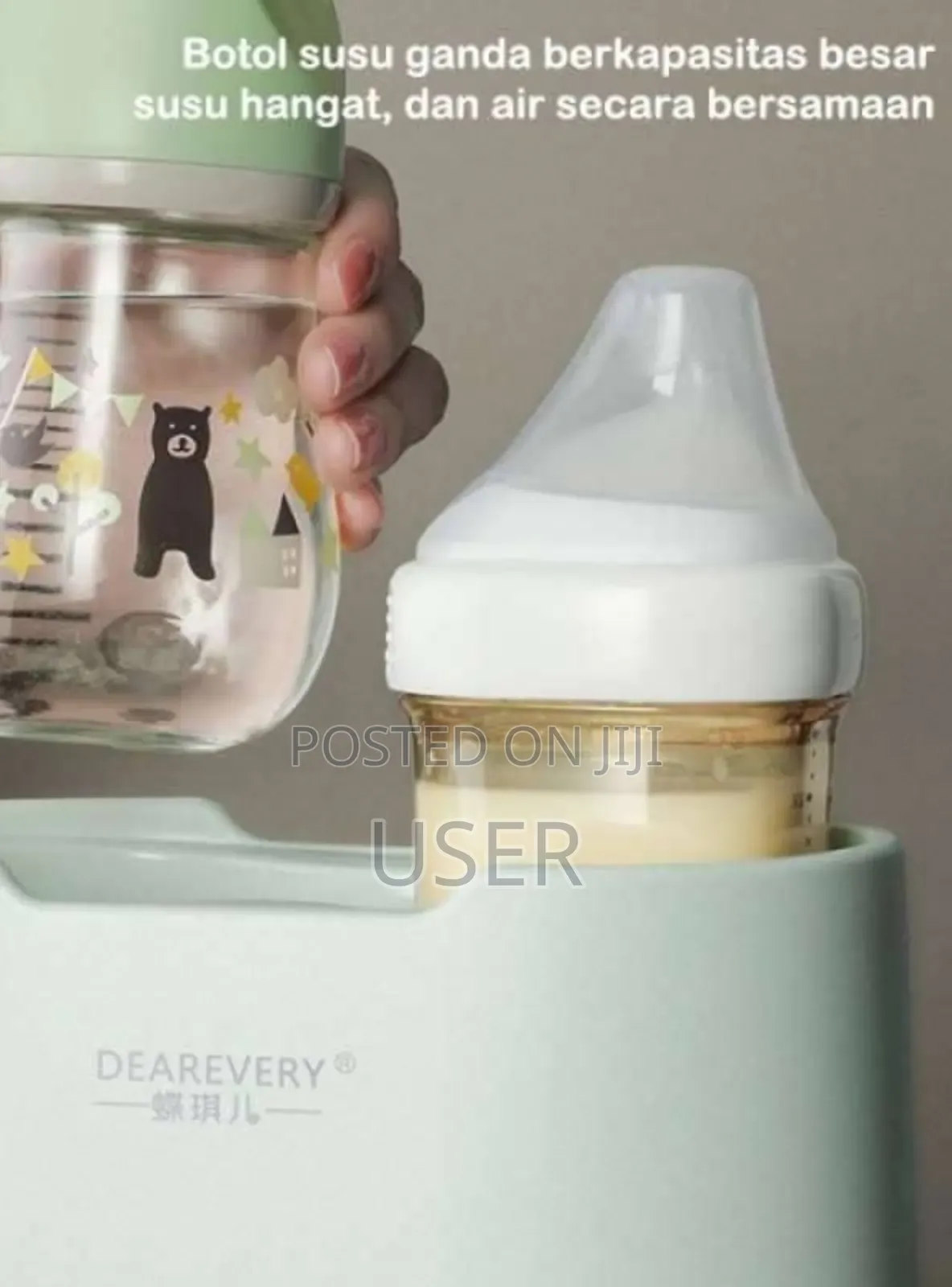 ሁለት ጡጦወችን በአንድ ጊዜ ከነወተታቸው ያሞቃል