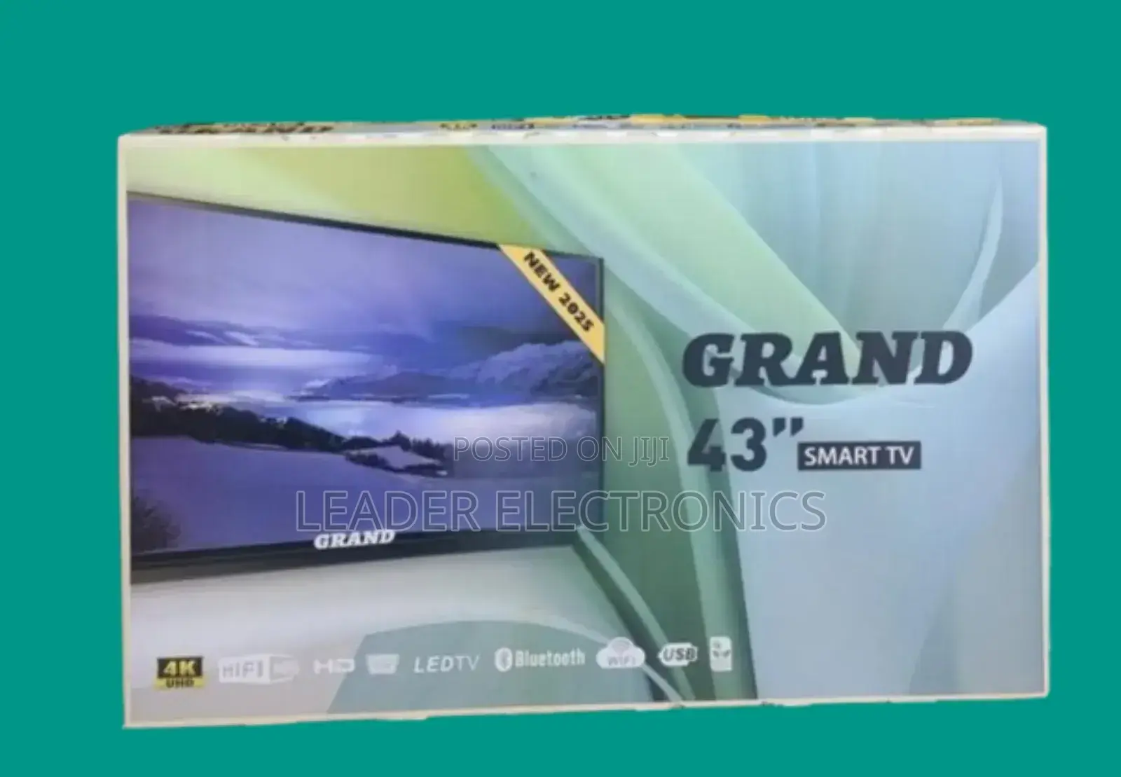 Grand Tv 43" Smart Android Tv New Arrival 2025 High Quality