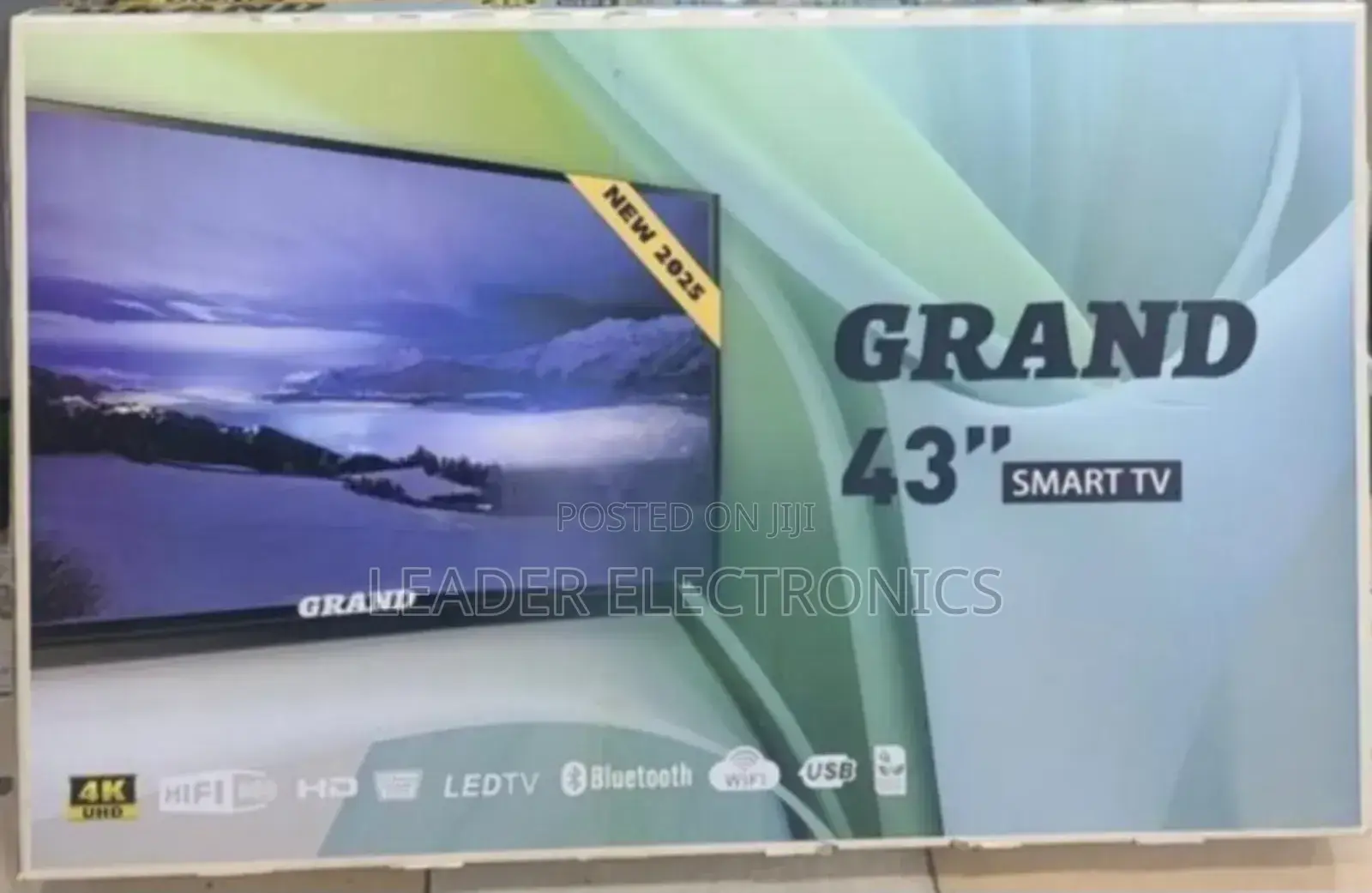 Grand Tv 43" Smart Android Tv New Arrival 2025 High Quality