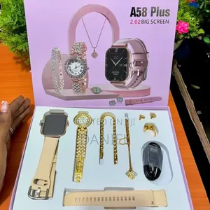 Photo - A58 + Smart and Normal Watch Necklace Bracelet Earrings Ring