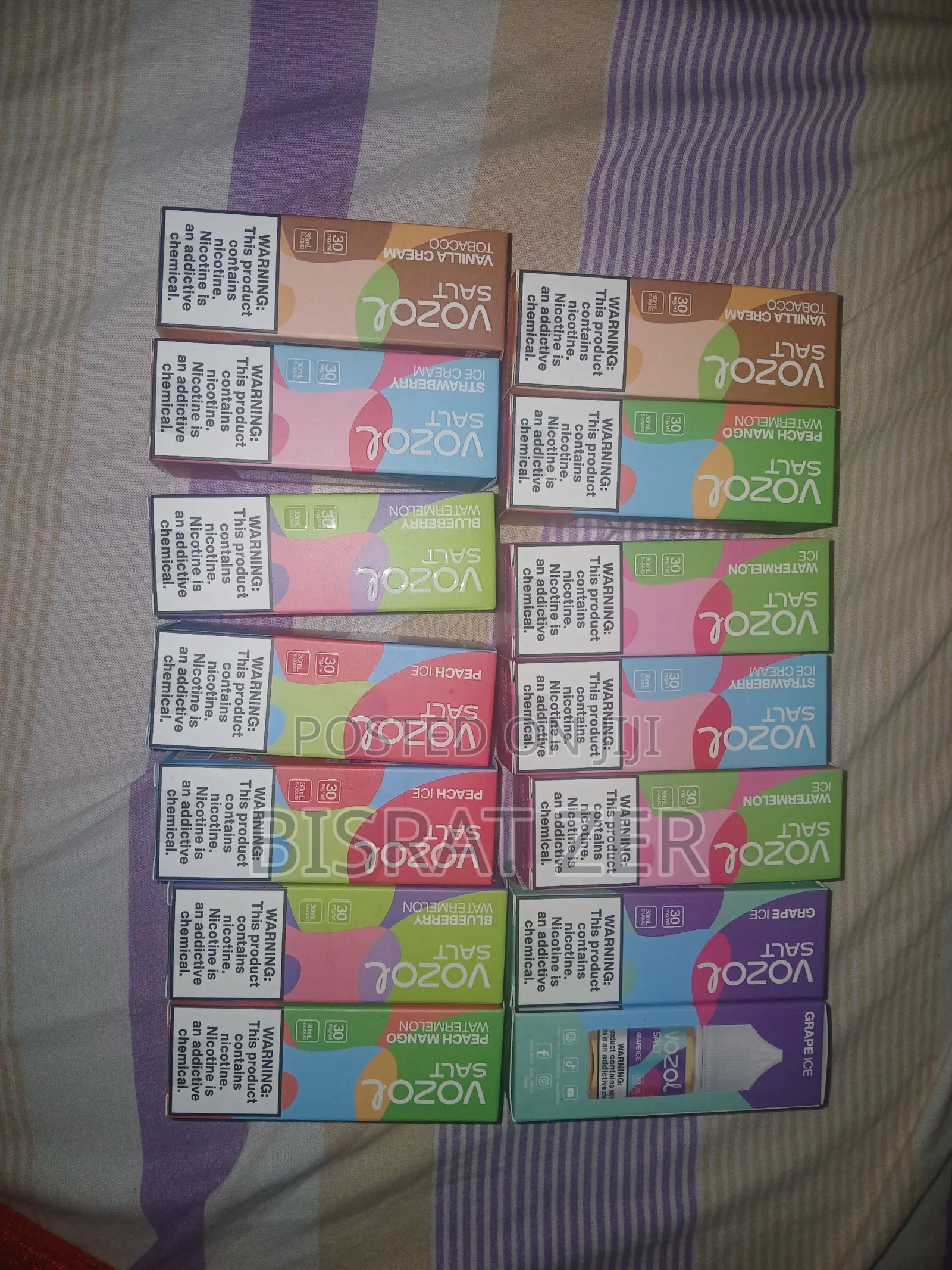  Vozol Salt Nic E-Liquid 30ml – Multiple Flavors Available!