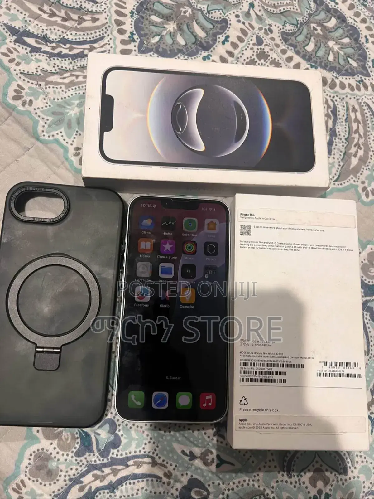 New Apple iPhone 16e 128 GB White