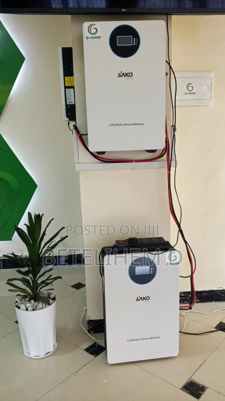 G Power Li Ion Battery and Inverter Can Be Used With Solar
