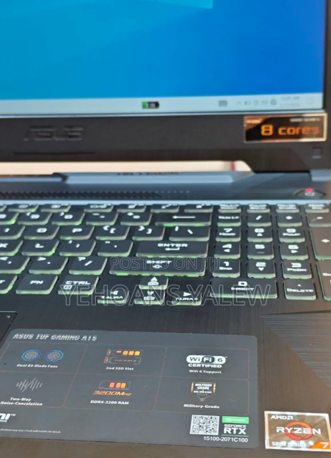 New Laptop Asus TUF516P 16GB AMD Ryzen 7 SSD 512GB