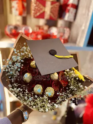 Flower and Chocolate Graduation Gift