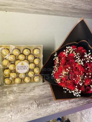 Flower at at at Full Ferrero Chocolate Gift
